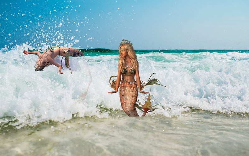 Mermaid Swimming